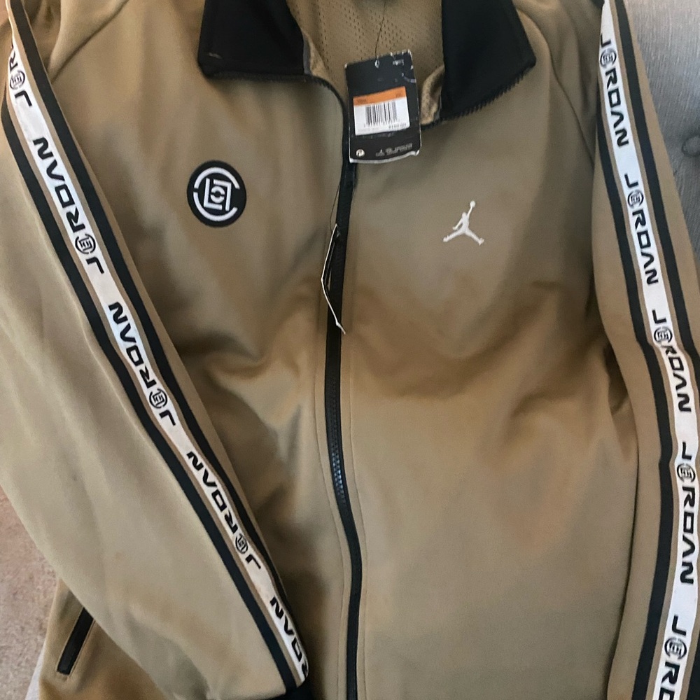 Active USA Men's Tan Bomber Jacket